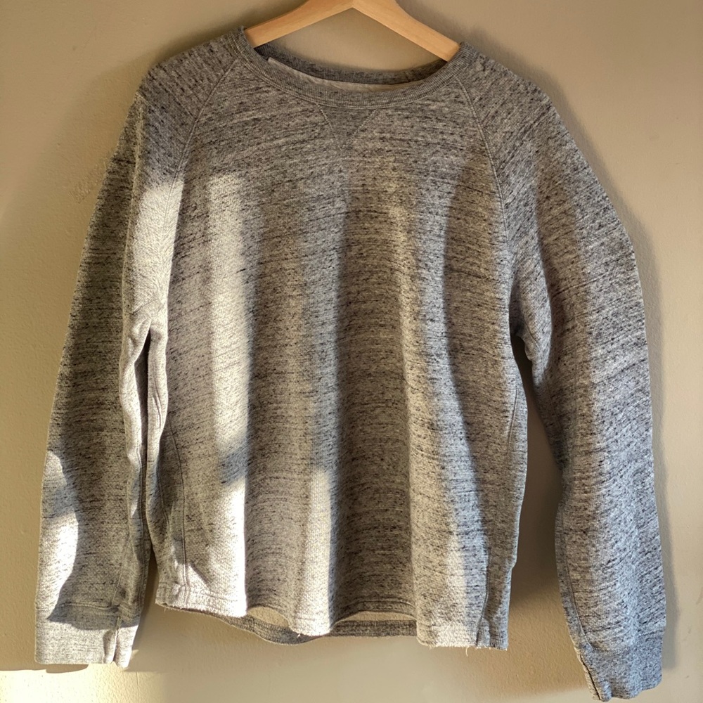GRAY GAP CARDIGAN